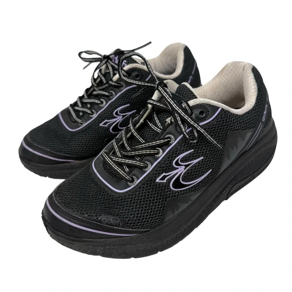 GDEFY Gravity Defyer Shoes Womens Size 8 Gray Mighty Walk Athletic Outdoors